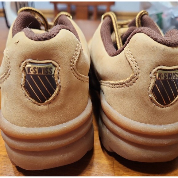 K-Swiss vintage tan women's hiking boots - Picture 1 of 7